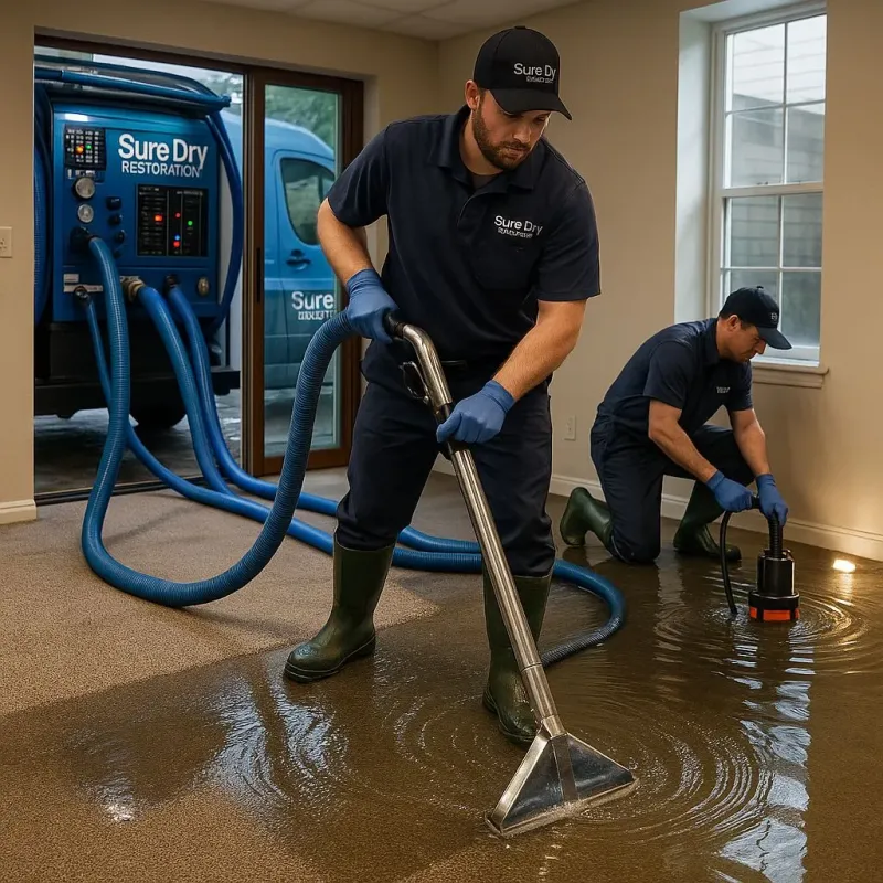 Water Extraction and Removal process in Oliver Springs, TN